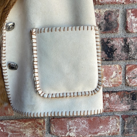 Vintage County Clothing Company faux fur  lined vest. - Picture 8 of 10